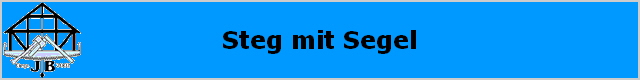 Steg mit Segel
